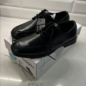 Sonoma Classic Black Leather Shoes